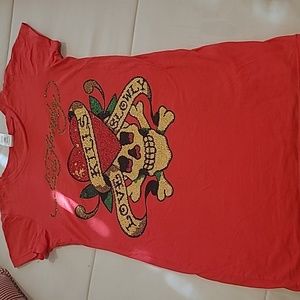 Ed hardy bling t-shirt small
